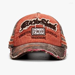 Ball Caps denim beyzbol şapkası unisex yıkanmış yüksek kaliteli yaz erkek kadınları 1969 toptan gorras lüksxeton