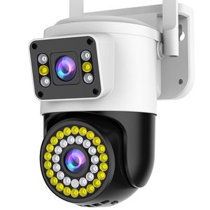Çift Kamera Çift Ekran Monitör 4G Kamera Açık Home Gece Görüşü Yüksek Tanımlı Tabanca Topu Açık Kablosuz Wifi