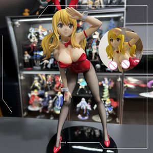 Film Oyunları 40cm Freing B tarzı anime tavşan kızı figür peri kuyruğu Lucy Heartfilia 1/4 PVC aksiyon figürü Yetişkin koleksiyonu model bebek hediyeleri