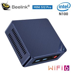 Beelink Mini S12 Pro N100 Mini PC Win 11 16GB 500GB SSD Desktop Gaming Computer VS J4125 GK Mini GK3V