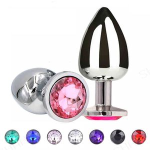 Взрослые игрушки Sex Metal анальные игрушки Vibrator Women Adult Sex Butt Plug Plence Steel Anal Anal Plug Мужчины простата массажер анал фаллоимитатор секс-той взрослый18 230710