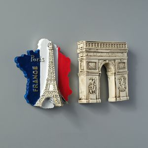 Fridge Magnets Paris France Eiffel Tower triumphal arch European refrigerator magnetic fridge magnets world tourist souvenir collection gifts 230711