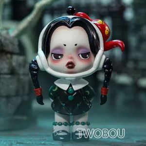 Слепая коробка Popmart Skullpanda Family Series Spread Box Toy Animation персонаж кукла таинственная коробка Kawaii Girl Heart Birthday Model 230711