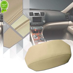 Car Console Armrest Pad Cover Microfiber Кожаный автомобиль интерьер интерьер подлокотник