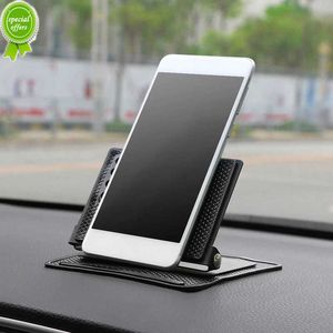 Suporte de telefone giratório 360º tapete antiderrapante interior do carro painel adesivo de ângulo ajustável para navegação GPS ornamento traseiro do carro