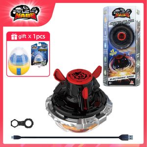 Spinning Top Infinity Nado 3 Original Electronic Iron Bear or Boxing Bear Controller Auto-Spin Metal Ring Gyro Spinning Top Kids Anime Toy 230711