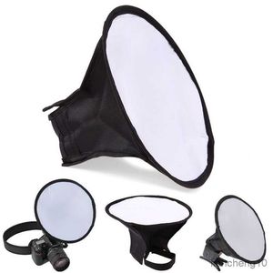 Flash Diffusers 20 см универсальный складной диффузор Flash Softbox Professional Mini Photo Diffuser Soft Light Box для камеры Canon Nikon R230712