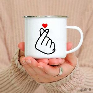 Kupalar gökkuşağı hayvan baskısı yaratıcı emaye bardaklar kahve çayı içecekleri tatlı kahvaltı süt fincan sevimli kupalar içecek eşyaları en iyi hediye r230713