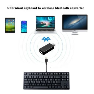 Güç Kablosu Fişi USB Klavye Bluetooth 5 3 DIY Adaptör 230712 için Kablosuz Adaptör Modülüne Kablolu Kablosu