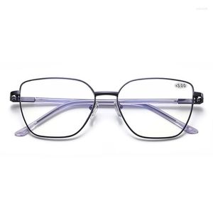 Güneş Gözlüğü Kadınlar Büyük Poligon Okuma Gözlükleri Pembe Lens Anti-Mavi Işık Kırmızı Yoruş Anti-Geri Büyüteç