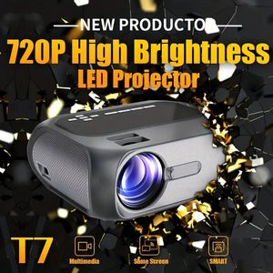 T7/US 720p Hot Sale HD Home Theatre Mini Portable Intellent Project Digital Digital Projector