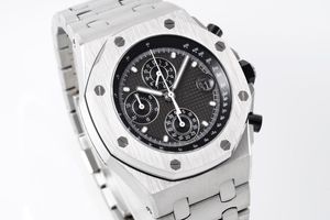 En çok popüler spor saatleri Erkek Watch Luxury Designer Watches 4404 Otomatik Kronograf Hareketi Mekanik Aydınlık Saat Kutu Olmadan
