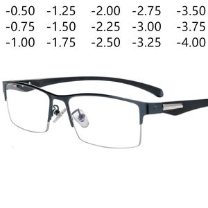 Güneş Gözlüğü -100 125 Miyopi gözlükler Optik Gözlükler Erkek Reçete Gözlükleri Özel Astigmatizma Hiperminal Renk Güneş ışığında değişen 230712