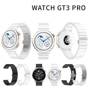 Watch Bands Ceramic Strap For GT3 Pro 4m mm Band Bracelet GT 3 3Pro Stainless Steel Wristband 230712