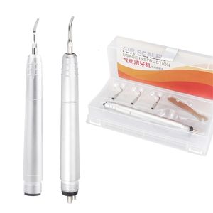 Nail Art Equipment 2Holes 4 Holes Dental Ultrasonic Air Handpiece 3 Tips Scaling Polishin Tools Teeth Whitening Cleaner 230712