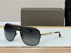 Yeni güneş gözlükleri erkekler vintage güneş gözlükleri tasarlamalı armada moda klasik stil kare metal çerçeve UV 400 lens