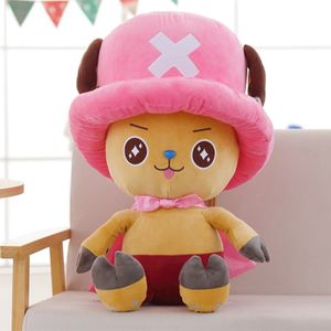 Bambole di peluche 30cm Japan Anime Gioco di alta qualità Cute Kawaii Lovely Chopper Monkey D Luffy Peluche Bambola di pezza morbida Regali per bambini 230712