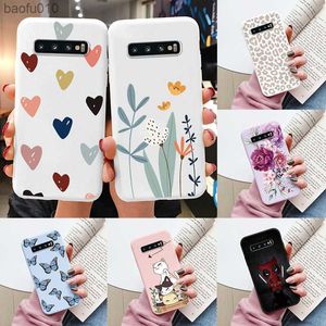 Case For Samsung Galaxy S10 S 10 Plus S10E Phone Cover Cute Cartoon Candy Painted Soft TPU Coque For Samsung S10 S10+ S10E Funda L230619