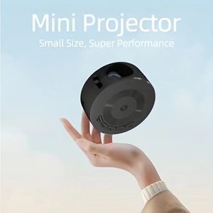 Mini Projector для домашнего использования, USB-портативный, встроенный динамик, аудиопорт, совместимый с мобильным телефоном Android IOS, планшетом USB Flash Driver,