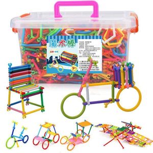 Bloklar Akıllı çubuk yapı taş oyuncakları çocuklar bulmaca sihirli değnek illüstrasyon kızlar kızlar bebek istihbarat geliştirme hediyesi 230714