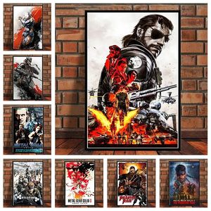 Картина Canvas Metal Gear Solid Mgs Girl Girl Video Game Govel Poster Poster Decorative Personalized Gift для геймеров