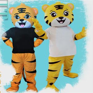 Novas fantasias de mascote Tigger boneca de desenho animado roupas tigre adereços para caminhada roupas personagem chapelaria desenho animado bonito272C