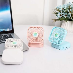 Elektrik Fanları Taşınabilir USB Fan Mini Hava Soğutucu Yaz Moda Modu Fan Şarj Edilebilir Ofis Ev Açık Boyun Fan Handheld Masa Fan