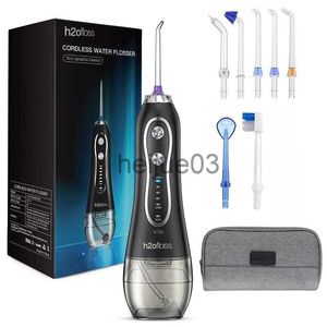 Teeth Whitening H2ofloss hf6 dental cordless oral 5 nozzle tips irrigator portable electric water flosser for teeth cleaning health x0714