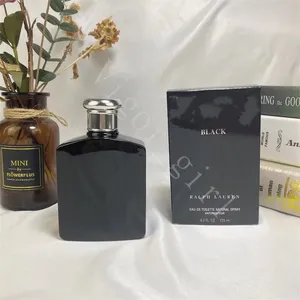 Erkekler için asil koku siyah şişe 125ml ışık parfüm uzun ömürlü doğal iyi kokulu lüks tasarımcı erkekler kadın parfüm hızlı ücretsiz nakliye yüksek kalite