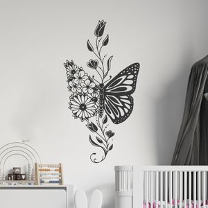 Наклейки на стены красота бабочка мандала йога студия наклейки на стены на стенах гостиная