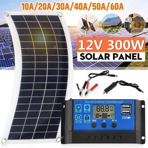 Diğer Elektronik 1000W Güneş Paneli 12V Güneş Hücresi 10A-60A Kontrolör Güneş Paneli Telefon RV Arabası MP3 Pad Şarj Cihazı Açık Pil Besleme 230113
