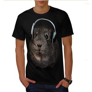 Erkek Tişörtleri Pamuk Moda Patlaması Gine Domuz Beat Komik Erkekler T-Shirt Hayvan Grafik Tasarım Baskılı Tee Harajuku Kadın Giyim