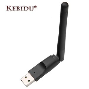 Ağ Adaptörleri KeBidumei 150m USB 2.0 WiFi Kablosuz Ağ Kartı 802.11 BGN LAN Adaptörü Mini Wi Fi Fi Dongle Anten MT-7601 230713 ile Dizüstü bilgisayar için dongle