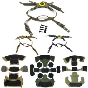 Tactical Helmets Wendy Helmet Suspension System Memory Foam Padding Kit Pads for Team Hanging Strap Pad 230713