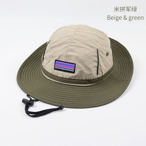 Фабрика оптовой оптом новая быстросохрающаяся шляпа шляпа шляпа с тонкой горшкой шляпой мужчина мужская водонепроницаемая рыбалка летом.