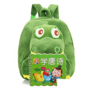 Depolama Çantaları 5 Renk Bebek Sevimli Dinozor Peluş Sırt Çantası Çocuk Karikatür Dolgulu Bebek Çocuk Garten Okulu DH1268 Bırak Teslimat Ev G DHZVJ