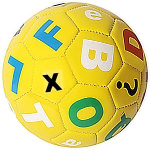 Balls Futbol Top Boyutu 2 Rastgele Mektup ve Çocuklar İçin Uygun Sayı Toddler Boy Hediye Eğitim Uygulaması 2-6 Yaş 230715