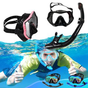 Маска для погружения в нос для взрослых плавать очки с крышкой маски для молодежного сноркелинга.