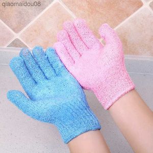 For Bath Peeling Exfoliating Mitt Glove For Shower Scrub Gloves Resistance Body Massage Sponge Wash Skin Moisturizing Foam L230704