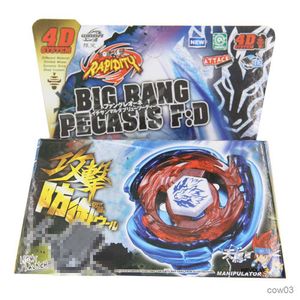 4d Beyblades toupie patlaması Beyblade Spinning Top Big Bang Cosmic Pegasus Pegasis Starter Set Launcher Ripcord R230715