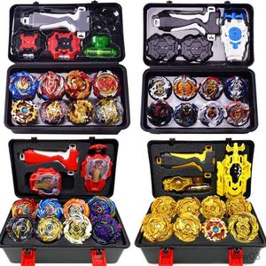 4d Beyblades Patlama Surge Metal Oyuncak Gyro Launchers Toupie Metal Üstleri Burst Finning Bıçakları Oyuncaklar R230715