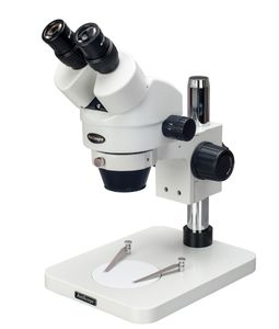 Mikroskop ve Aksesuarlar Özel Teklif --- Amscope 7x-45x Masa Sütun Stand Zoom büyütme Binoküler Stereo Mikroskop 230714