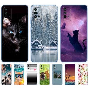 For Xiaomi Redmi 9T Case 6.53 Inch Silicon Soft Tpu Back Phone Cover Global Full 360 Protective Etui Coque Bumper