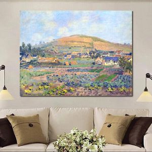 Canvas Art Impressionist The Mount Riboudet в Руан