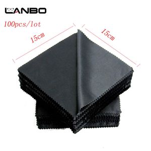 Lens Clothes 100PscLOT 15x15CM Lens Clothes Eyewear Accessories Cleaning Cloth Microfiber Sunglasses Eyeglasses Camera Glasses Duster Wipes 230717