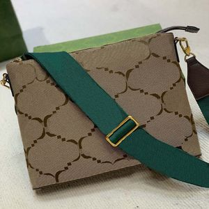 Borsa di design di alta qualità Borsa a tracolla portatile di grande capacità per uomo e donna Borsa a tracolla in tela di pelle Borsa a tracolla intrecciata moda 699130