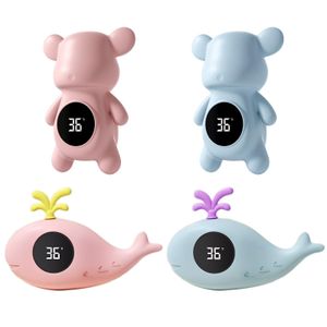 Water Thermometers Cartoon Animal Shape Bath Temperature Sensor with LED Display for Infant Kids Child Shower Toys 230718
