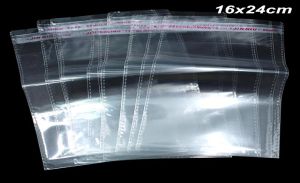 16x24 см прозрачное виолончелище плоское угощение печенья с закусочными мешками для хранения самостоятельно прозрачные Poly Plas