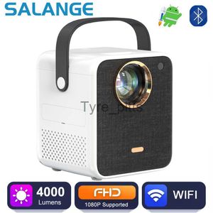 Diğer Projektör Aksesuarları Salange P350L Mini Projektör Android Desteklendi Full HD 1080p LED Video Beamer Wifi Ev Sineması USB HDMI AV X0717 ile Uyumlu