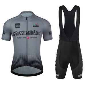 Cycling Jersey Sets Tour Of Italy Bicycle Clothes Set Summer Road Bike Short Sleeve Clothing Men Mtb Sport Wear 230717